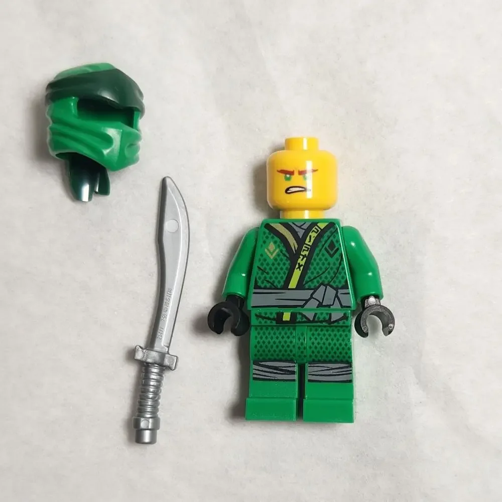Lego Ninjago Lloyd Minifigure With Sword VG+ Pre-owned